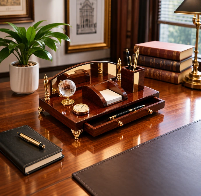 Wooden desk asseries